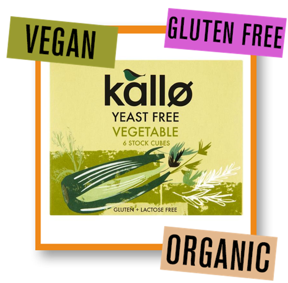 Kallo Organic Yeast Free Vegetable Stock Cubes