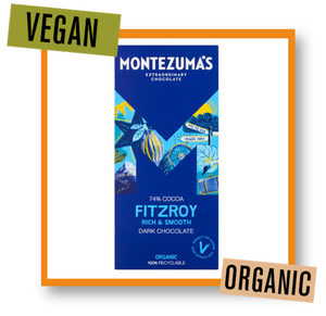 Montezuma Organic Fitzroy 74% Dark Chocolate Bar