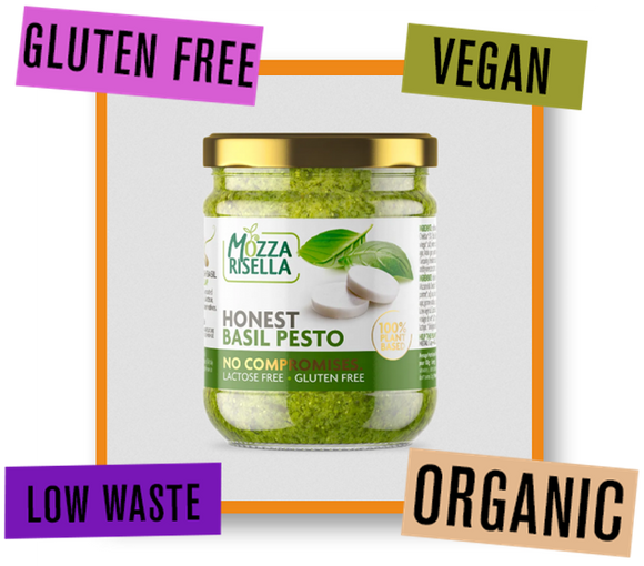 MozzaRisella Organic Vegan Basil Pesto