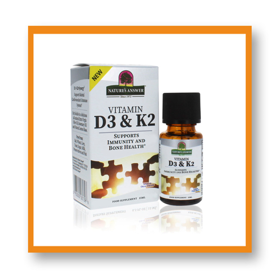 Nature's Answer Vitamin D3 and K2 15ml