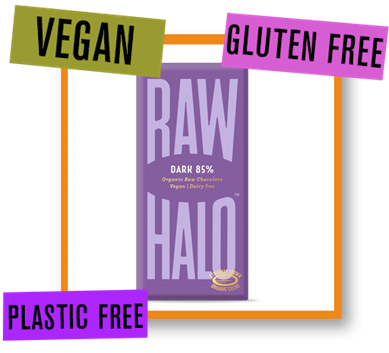 Raw Halo Organic Raw Chocolate Bar Dark 76%