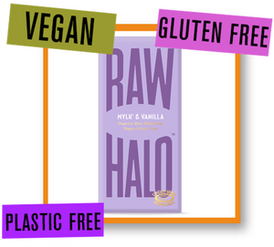 Raw Halo Organic Raw Chocolate Bar Mylk with Vanilla