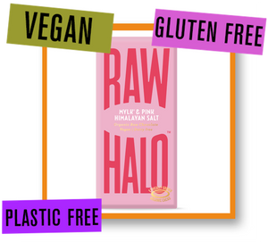 Raw Halo Organic Raw Chocolate Bar Mylk with Pink Himalayan Salt
