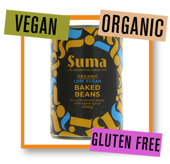Suma Organic Low Sugar Baked Beans