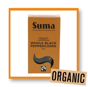 Suma Organic Whole Black Peppercorns