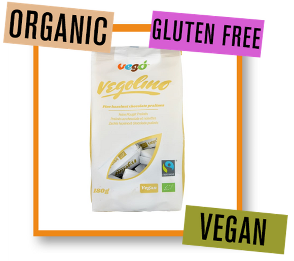 Vego Organic Vegolino Fine Nougat Chocolate Pralines
