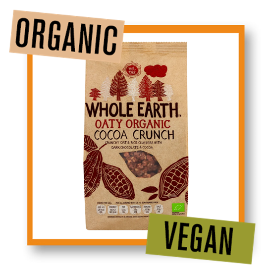 Whole Earth Organic Oaty Cocoa Crunch Cereal